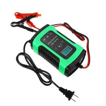 Enusic 12V 6A Pulse Repair LCD Battery Charger For Car Motorcycle Lead Acid Battery Agm Gel Wet