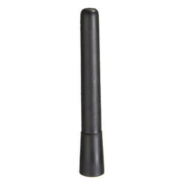 Black Universal Car Antenna Aerial AM/FM Radio Mast Screw Type