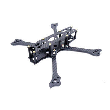 Cockroach V2 225mm Wheelbase 5mm Arm Carbon Fiber 5 Inch Frame Kit for RC Drone FPV Racing