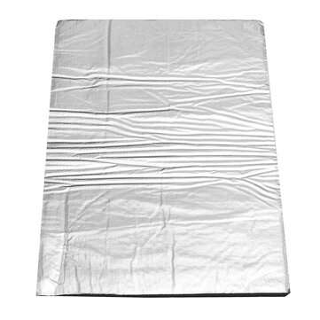 30x50cm Sound Proofing Deadening Mat Aluminum Foil Foam Anti Flame Retardant 7mm