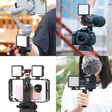 Ulanzi VL49 RGB Full Color LED Video Light 2500K-9000K 800LUX Magnetic Mini Fill Light Extend 3 Cold