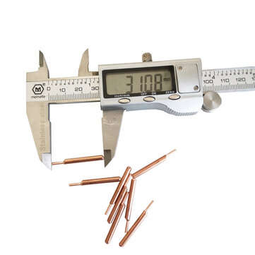 8Pcs Spot Welder Welding Needle Aluminum Oxide Copper 3mm Eccentric Rod Welding Machine Welding Pen