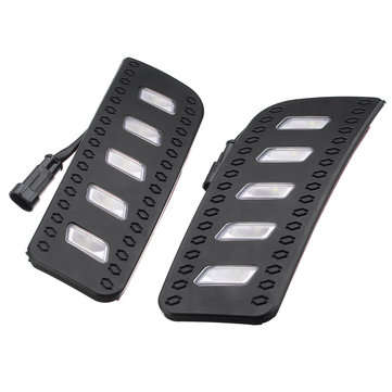 Pair LED Daytime Running Lights DRL White Fog Driving Lamp for Ford Ranger 2012-2015