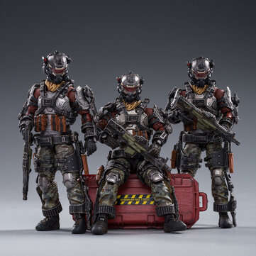 JOYTOY Action Figure Multi-joint Scale 1:18 Skeleton Forces Double Sickle SQUAD  Figure New Toy for