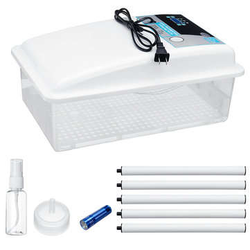 Digital 24 Egg Auto Turning Incubator Chicken Poultry Alarm Hatcher W/ Flashlight  (PLUG: USPLUG)