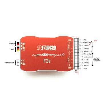 F2S Flight Controller with M8N GPS XT60 Galvanometer for FPV Aircraft