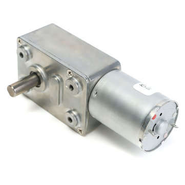 3Pcs 12V 2RPM Reversible High Torque Turbo Worm JGY370 Geared DC Motor