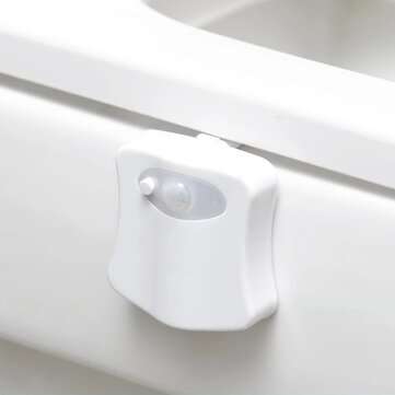 Night Light WC Toilet Light PIR Sensor Toilet Seat Night Lights Intelligent Motion Sensor Bathroom L