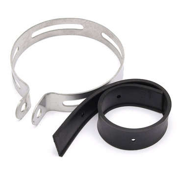 Motorcycle Exhaust Muffler Silencer Mount Bracket Hanger Clamp Strap 11cm