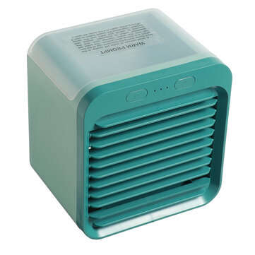 Portable Mini Personal Air Conditioner Desktop Fan Space Cooler USB Rechargeable 3 Gears Air Cooling