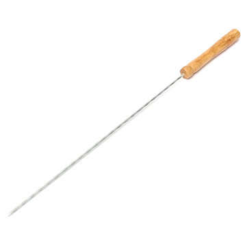 12X Stainless Steel Metal Barbeque Skewer Needle BBQ Kebab Stick Utensil 30cm BBQ Stick Fork