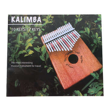 Muspor Professional 17 Key Kalimba Acacia Wood EQ Kalimba With Amplifier Built-in Pickup Tuner Hamme