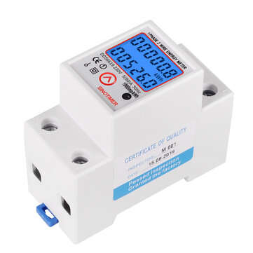 SINOTIMER DDS6619-526L-2 230V  Reset and Reset Backlight Display Single-phase Rail Multi-function En