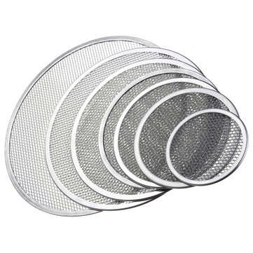 Seamless Rim Aluminium Mesh Pizza Screen Baking Tray Net Bakeware Cooking Tools (SIZE: 8INCH)