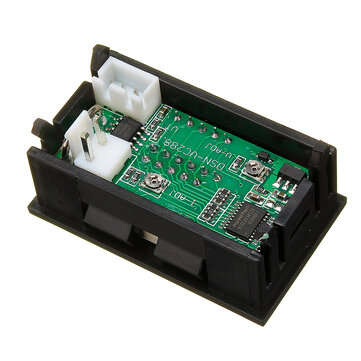 Mini Digital Voltmeter Ammeter DC 100V 10A Panel Amp Volt Voltage Current Meter Tester 0.56" Blue Re