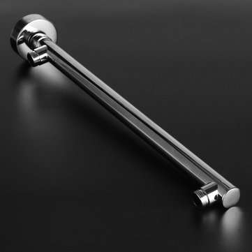 40cm Wall Mounted Bathroom Shower Head Extension Straight Arm Bottom Entry Hose Pipe