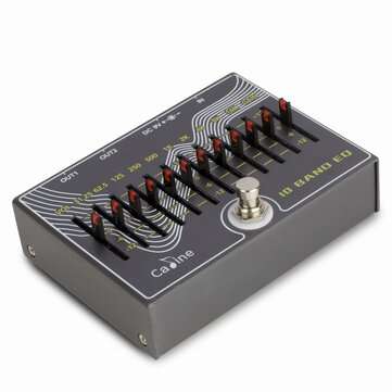 Caline CP-81 10 Band EQ Guitar Effect Pedal with Volume/Gain