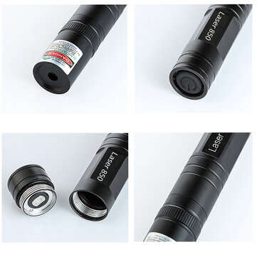 XANES 850 532nm Powerful Green Laser Pointer Long Range Laser Flashlight Suit with 16340 Li-ion Ba