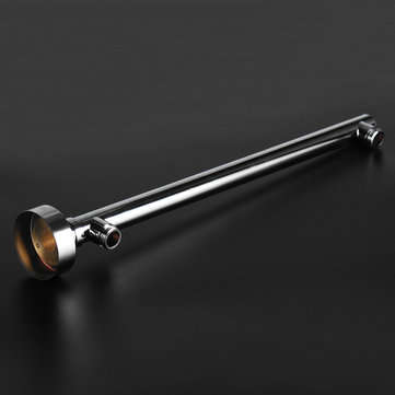 40cm Wall Mounted Bathroom Shower Head Extension Straight Arm Bottom Entry Hose Pipe
