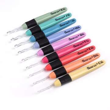 Led Light Up Crochet Hook Knitting Needles Hooks Weave Sewing Tool Accessories (SIZE 3: 6.0MM)