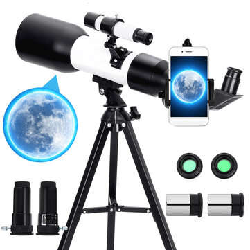 Eyebre Astronomical Telescope 60mm Aperture 360mm Focal Length Tripod Outdoor Camping Telescope with