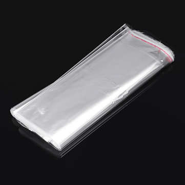 100Pcs 38x28cm Transparent Self Adhesive Seal Plastic OPP Bag Mobile Phone Shell Packaging Bags
