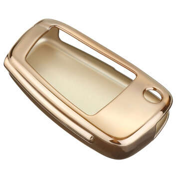 TPU Remote Smart Key Cover Fob Case Shell For Audi A1 A3 A4 Q3 Q5 Q7 S3 S4 S5 TT (COLOR.: GOLD)