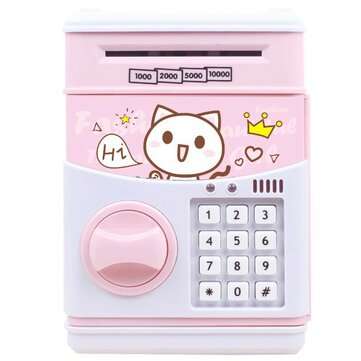 Coins Saving Box Bank Safe Box Automatic Deposit Banknote Christmas Gift Panda Electro... (TYPE: H.)
