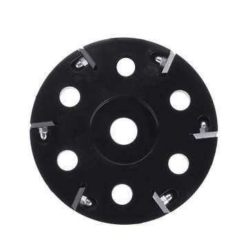Drillpro 115mm 6 Carbide Tooth Wood Carving Disc Grinder Disc for 125 Angle Grinder