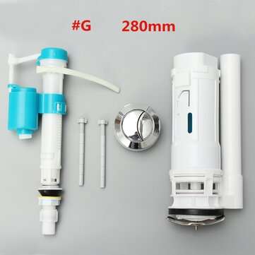 Cistern Toilet Repair Push Button Valve Dual Flush Syphon Bottom Entry Bathroom Toil... (PATTERN: G)