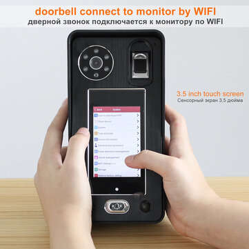 ENNIO SY710B019WF11 7 inch Wireless WIFI Video Door Phone Doorbell Intercom System 1080P Camera 500