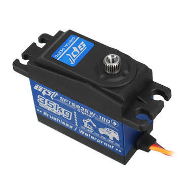 SPT Servo SPT5835W-180 35KG Large Torque Brushless Motor Metal Gear Waterproof Digital Servo for 1:8