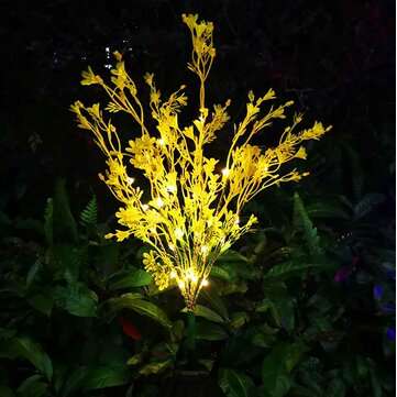 Outdoor Solar Lawn Light Canola Flowers Waterproof Garden Light Led Solar Powered Lights for Garden