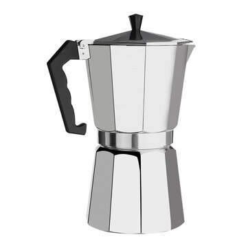 12Cups 600ML Silver Aluminum Moka Pot Octagonal Espresso Coffee Cup Grinder Stove Percolator