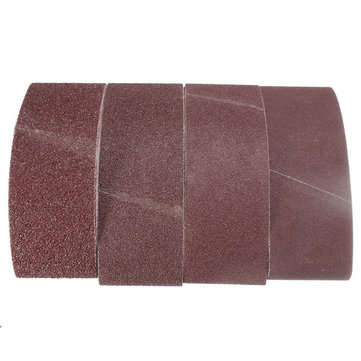 20pcs 75mm x 457mm Sanding Belts Power Tool Sander Mixed Grit Grinding Sanding Belts 40/60/80/120 Gr
