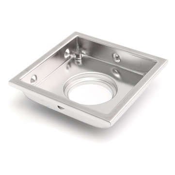 Bathroom Shower Floor Drain 304 Stainless Steel Square Shower Drain Strainer 110mmx110mm