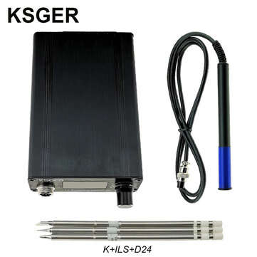 KSGER T12 STM32 V3.1S Welding Soldering Iron Station OLED DIY Plastic Handle Electric T... (TYPE: 6)
