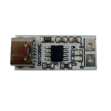 DDTC05MC Type-C USB 5V to 4.35V Li-ion Li-Po Lithium Battery Charger Module for 3.8V 18650 Cell Phon