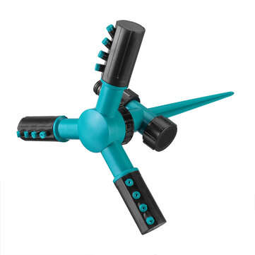 Garden Sprinkler 360 Rotating Adjustable 3 Arms Lawn Gardening Watering System