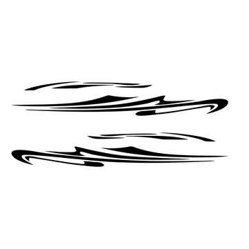 Stripes Decal Vehicle Camper Caravan Motorhome Stickers For Mercedes Sprinter (TYPE: 1)