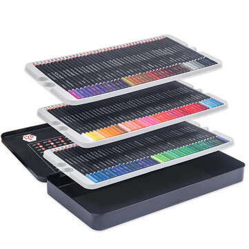 KALOUR 120 Color Pencil Set Professional Smooth Oil Color Drawing Pencil Kit Rich Pigment for Adult