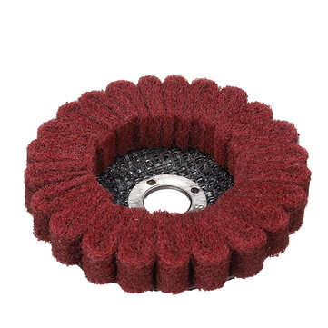 8Pcs 4 Inch Pattern Fiber Disc Polishing Grinding Wheel Scouring Pad Buffing Wheel for Angle Grinder