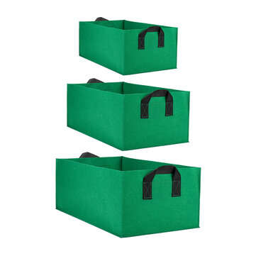 Raised Planting Bed Garden Flower Planter Elevated Vegetable Box Planting Grow Bag (TYPE: .A)