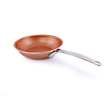 Copper Chef Round Fry Pan Non-stick Frying Pan Copper-colored Aluminum Pan Cookware (DIAMETER: 24CM)