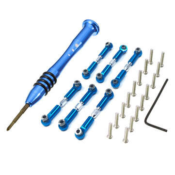 WLtoys Upgrade Metal Adjustable Rods A959B A969 A979 K929 RC Car Parts (COLOR.: SKYBLUE)