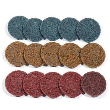 60pcs 2 Inch 50mm Sanding Discs Roll Lock Surface Sanding Discs Pad Polishing Sandpaper Quick Change