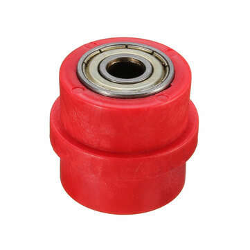 8mm/10mm Chain Roller Pulley Tensioner for Motorcycle Pit Dirt Bike AT... (SIZE: 10MM | COLOR.: RED)