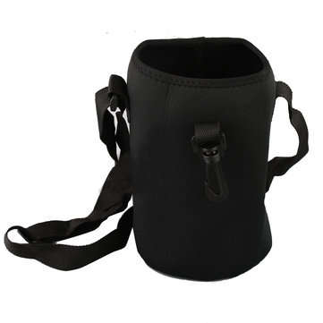 2L Large Stainless Steel Water Bottle Sports Exercise Drinking Kettle With Carrier Bag Holder