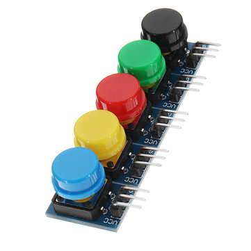 3pcs 12x12MM Big Key Module WAVGAT Push Button Switch Module With Hat High Level Output