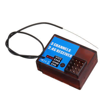 JLB Cheetah 11011 21101 J3 1/10 RC Spare 2.4G 3CH Receiver for EC1009 Remote Control Parts